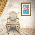 thumbnail image 3 of Zarris, Chariklia 17x24 Gold Ornate Wood Framed with Double Matting Museum Art Print Titled - Tropical Embroidery Panel I, 3 of 4