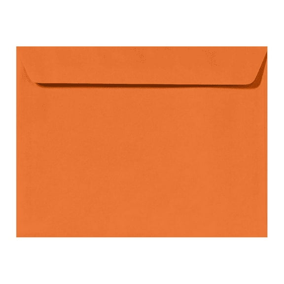LUXPaper 9 x 12 Booklet Envelopes, Mandarin Orange, 500/Pack