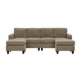 thumbnail image 2 of Sectional Sofas Savannah Modular Corduroy Sectional Sofa with Ottoman,Large Sectional Couches, 2 of 9