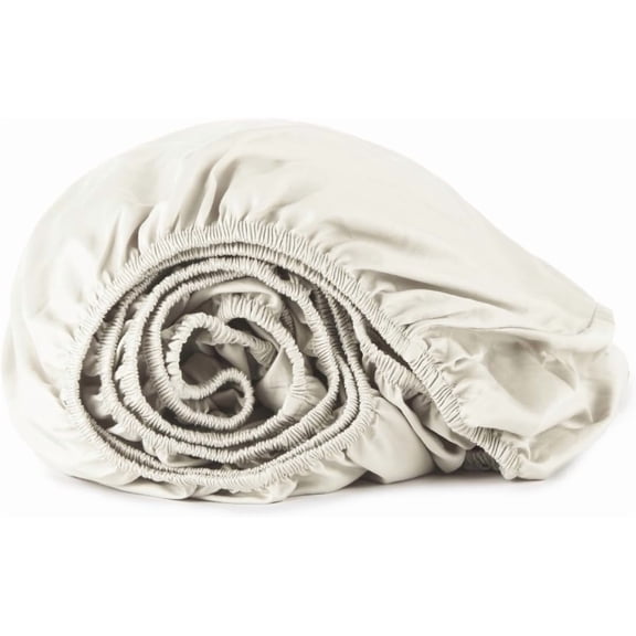 Whisper Organics 300 TC Sateen Fitted Sheet