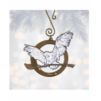 Universal Studios Harry Potter Hedwig Metal Christmas Ornament New with Tag