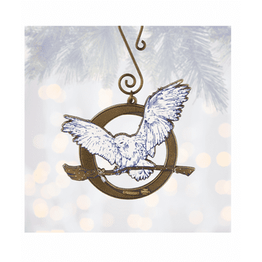 Universal Studios Harry Potter Hedwig Metal Christmas Ornament New with Tag
