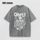 thumbnail image 4 of Camiseta gótica de ácido para hombre, camisa holgada de estética, Punk, Grunge oscuro, ropa de calle gótica, Top Harajuku de algodón, ropa de verano, 4 of 5