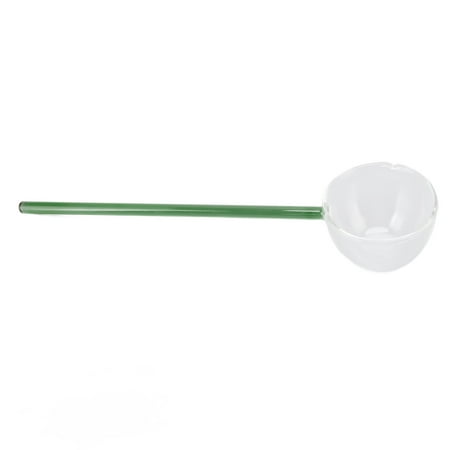 

Glass Spoon 100ML Exquisite Workmanship Simple Elegant Glass Stirring Spoon Wide Applications For Home For Restaurants Green
