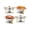 4pcs Silver, variant on Anoncndin 6 Pack Chafing Dishes for Buffet,5 QT Round Buffet Servers and Food Warmer Set with Lid, Stainless Steel Chafers Ideal for Catering, Weddings, Banquets, Industrial Use