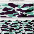thumbnail image 2 of Soimoi Cotton Cambric Fabric Two Tone With White Camouflage Printed Fabric 1 Yard 56 Inch Wide, 2 of 7