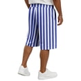 thumbnail image 6 of Trgacdwlo Casual Shorts for Men Striped Drawstring Beach Shorts for Men with Pocket Breathable Outdoor Golf Fishing Basketball Shorts Men, 6 of 6