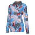 thumbnail image 3 of DPTALR Pull à Manches Longues à Imprimé Floral pour Femmes, 3 of 9