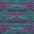 thumbnail image 1 of Ahgly Company Indoor Square Patterned Dark Slate Blue Novelty Area Rugs, 10' Square, 1 of 6