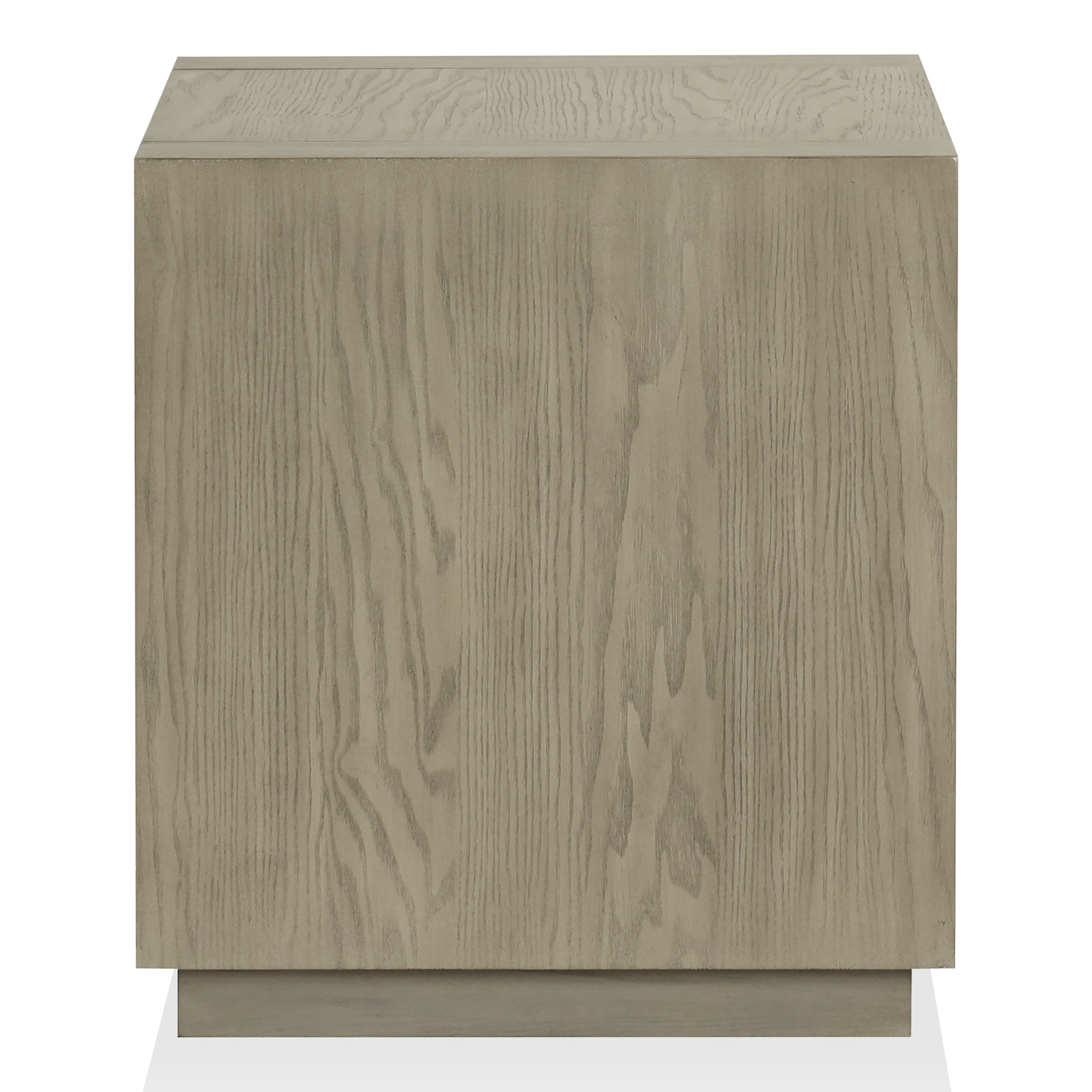 Furniture of America Robbs Modern Bottom Shelf End Table, Natural