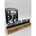 thumbnail image 3 of Craftnamesign Custom Paramedic Desk Name Plate, Pharmacist Metal Nameplate, Hospital Office Decor, 3 of 4
