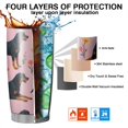 thumbnail image 7 of 20 Oz Rottweiler Dogs with Flowers Coffee Tumbler Double Wall Insulated Stainless Steel Water Bottle | Metal Reusable Thermoses Flask with Cup Cap | Leak & Sweat Proof with Anti-Dust Lid, 7 of 7