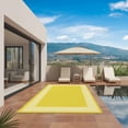 thumbnail image 3 of Yellow Greek Key Outdoor Rug for Patio/Deck/Porch, Non-Slip Large Area Rug 5 x 7 Ft, Geometric Greece Ancient Farmhouse Geo Indoor Outdoor Rugs Washable Area Rugs, Camping Rug Carpet Runner, 3 of 8