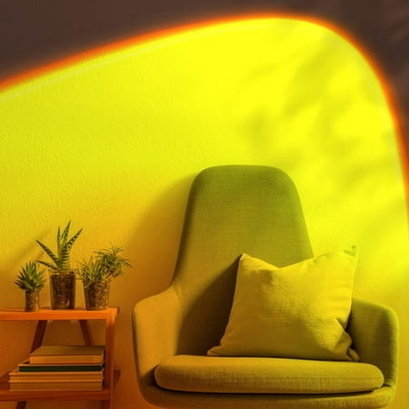 

LED Sun Sunset Rainbow Projector Atmosphere Light Lamp USB-Home Room Ornaments