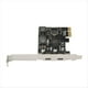 thumbnail image 5 of PCI Express X1 A USB 3.0 5 Gbps Tarjeta de Expansión Tipo C de 2 Puertos Controlador Adaptador de Concentrador VIA Chip para PC de Escritorio, 5 of 5