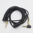 thumbnail image 2 of Black Replacement Audio Cable For Marshall Major II Monitor MID Headphones With MIC, 2 of 5