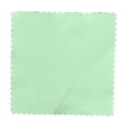 thumbnail image 3 of Paño de limpieza para gafas de 6 x 8 cm, de terciopelo de doble cara, para joyas, color verde fruta, dorado y plateado, 100 unidades, 3 of 12