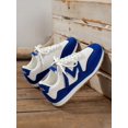 thumbnail image 3 of Sporty Sneakers For Women, Two Tone Lace-up Front Running Shoes, 3 of 5