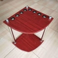 thumbnail image 3 of LOVIVER Billiard Pool Rack Corner Holder Floor Stand Rod Organizer Freestanding Storage, 3 of 8