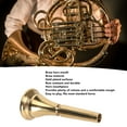 thumbnail image 4 of Boquilla De Bocina, Boquilla De Bocina De Latón Dorado Estándar De Mucho Volumen Para Escenario Para Instrumentista, 4 of 7
