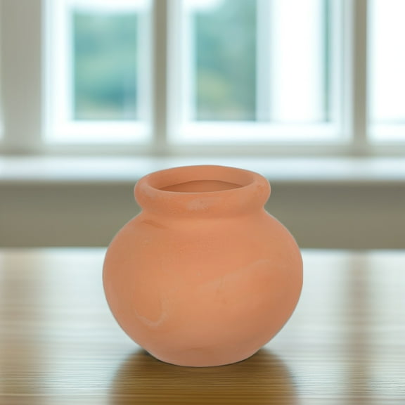 Worgeous  6 Pcs Succulent Flower Pot Small Terracotta Decorative Pots Planters Clay Light Brown