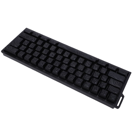 Elowen 61 Key Wireless Keyboard Wireless Keyboard 61 Key Triple Mode 2.4G USB Bluetooth with RGB Backlit Ribbon 60 Percent Portable for Gaming Rechargeable