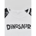 thumbnail image 5 of hirigin Little Boys Shorts Set, Round Neck Short Sleeve Dinosaur Printed Tops + Short Pants Two Pieces Outfit, 5 of 9