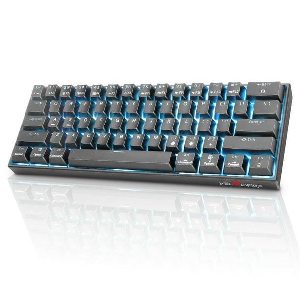 Velocifire 60 Wireless Mechanical Keyboard, M1 TKL61WS Portable 61Key