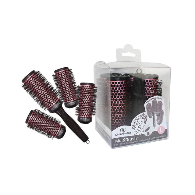 Cepillo térmico desmontable MultiBrush de Olivia Garden (kit de 5 piezas, 46 mm)