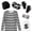 Men, variant on Alaiyaky Robber Costume Set Burglar Costume Thief Costume with Hat Black Mask Gloves Swag Bag Thief Costume for Men Women Halloween Party