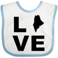 thumbnail image 3 of Inktastic Love Maine Boys or Girls Baby Bib, 3 of 4