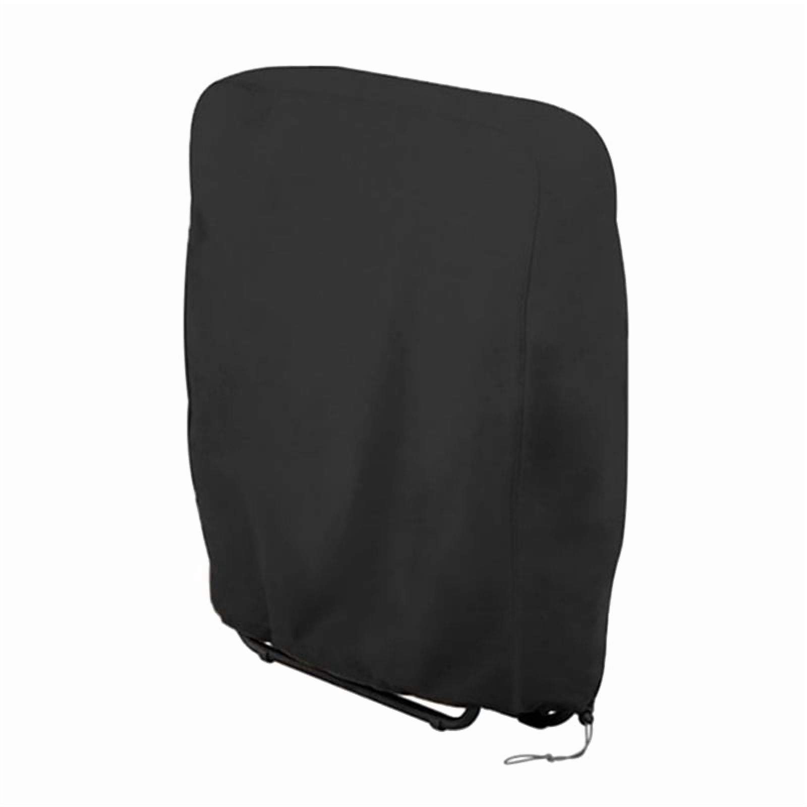 2X Outdoor Folding  Chair Cover Waterproof Dustproof Lawn Patio Furniture Covers 32.3 X 36.6Inch Black