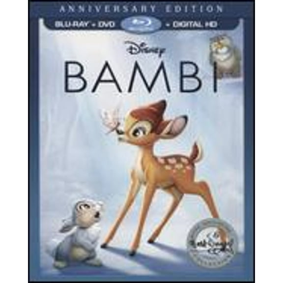 Pre-Owned Bambi [Signature Edition] [Blu-ray/DVD] (Blu-Ray 0786936853582) directed by Bill Roberts, David Hand, Graham Heid, James Algar, Norman Wright, Paul Satterfield, Perce Pearce, Samuel Armstron