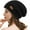 Black, variant on Slouchy Black Beanies Hat for Women and Men, Winter Warm Thick Fleece Lined Skull Cap