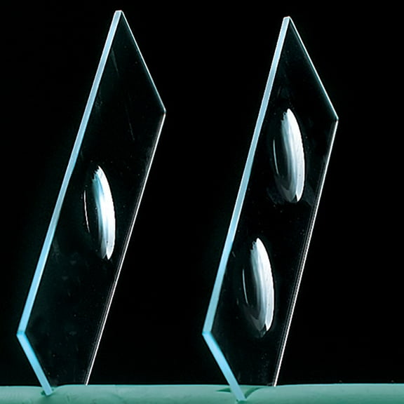 Carolina Concavity (Culture) Slide, 25.4 X 76.2 Mm, 2 Cavities