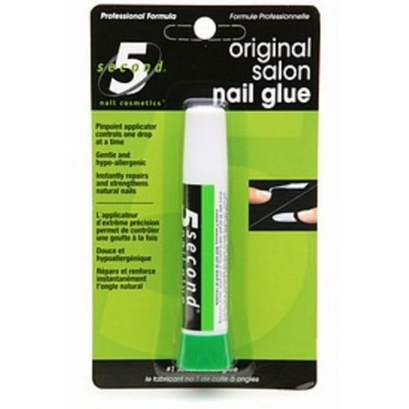 5 Second Salon Nail Glue, 0.7 oz (Pack of 6)