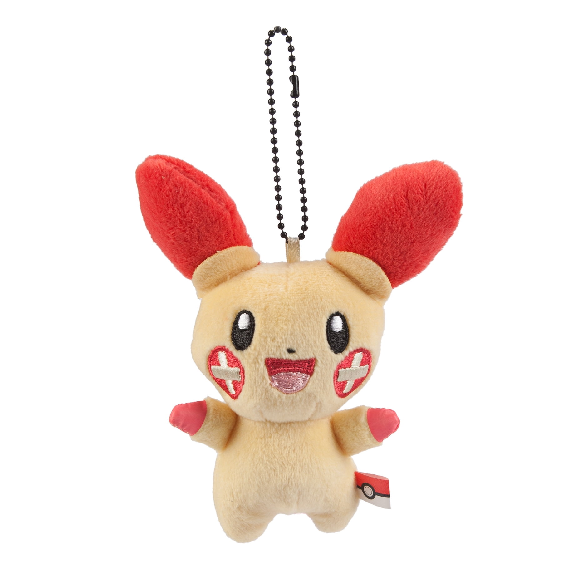 Pokemon Electric Type! Series Mini Plusle Plush Keychain - Walmart.com - Walmart.com