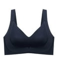 thumbnail image 4 of RMGVDSD Comfy Bras for Women Large Size Comfortable Breathable Collection Bras Smooth Bra Soft Bralette Underwear, 4 of 4