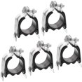 thumbnail image 1 of shiyou-Rubber Cushion Strut Clamp 5Pcs 2" Cushioned Clamp Strut Rigid Steel Pipe Clamp for Mounting PEX Pipe Tubing to Strut Channels, 1 of 4