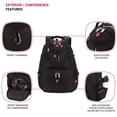 thumbnail image 3 of Mochila para portátil SwissGear 5977 ScanSmart 43 cm con TSA negra, 3 of 7
