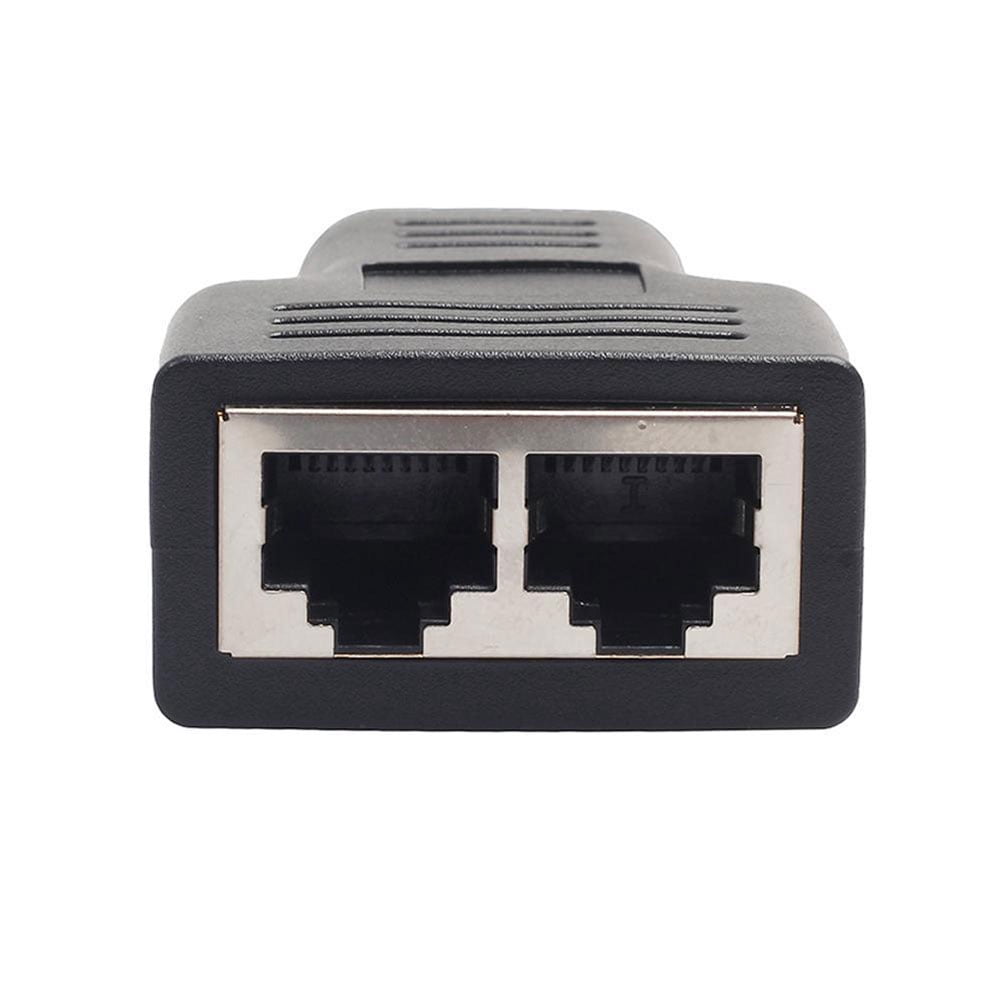 Coupleur RJ45 1 Vers 2 - Répartiteur Ethernet Pour Câble Cat5/Cat6/Cat7 - Connexion Double Appareils Stable