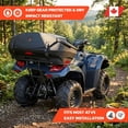 thumbnail image 3 of WES Expedition ATV Rear Cargo Box, Universal Fit Storage Trunk with Backrest, Heavy-Duty Impact-Resistant HDPE, Weather-Resistant Design, Made in Canada, 3 of 9