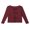 R, variant on Women's Tie Front Cardigan Cute Crewneck Long Sleeve Ribbed Knit Y2k Sweaters Going Out Outfits