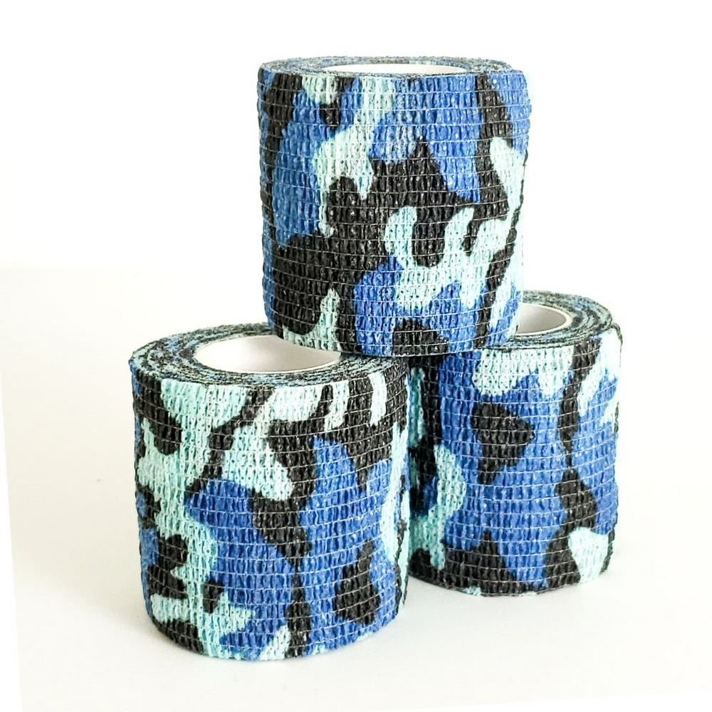 3 Pack Camouflage Self Adhesive Cling Tape Blue Camo 16 Walmart