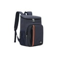 thumbnail image 1 of ZheElen WEYOUNG 18L Thermal Rucksack Waterproof Outdoor Backpack Barbecue Cooler Bag Oxford Cloth School Pouch Compartments Pocket Dark Blue, 1 of 9