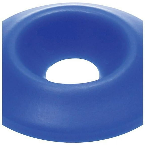 Allstar Performance ALL18693 Body Bolt Washer - Countersunk - 1/4 in ID - 1 in OD - Plastic - Blue - Set of 10