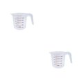 thumbnail image 1 of Toystoory Measuring Jug Convenient V-shaped Glass Baking Anti-skidding Graduated Handle Tools Nozzle Kitchen 500ml 2piezas, 1 of 6