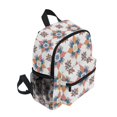 thumbnail image 2 of FORMRS School Backpack with Front Zippered Pocket 12" Student Travel Daypack, Blue Abstract Pattern, 2 of 6
