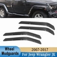 thumbnail image 2 of 4Pcs Car Wheel Mudguards for Jeep Wrangler JK 2007-2017 Flares Extension Eyebrow Widened Fender Splash Protective Guards, 2 of 5
