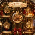 thumbnail image 5 of Glowing Christmas Story Ornament – Light-Up Mini Holiday Scene with Warm LED, Festive Keepsake for Tree Home Party, Thoughtful Gift for Christmas Lovers, 5 of 7